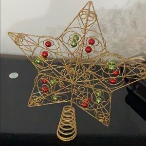 Christmas tree star topper